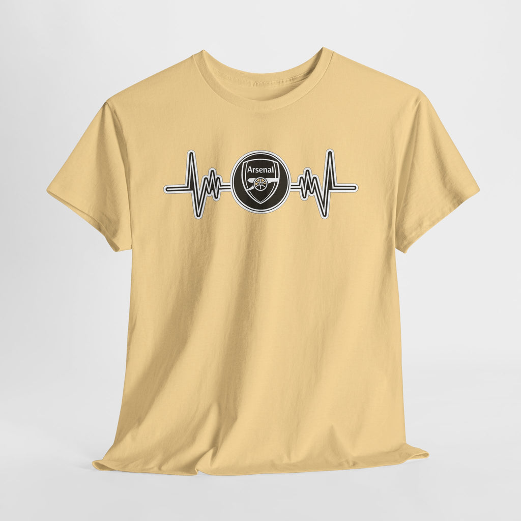 Arsenal Heartbeat T-Shirt — Premier League Fans’ Cotton Tee