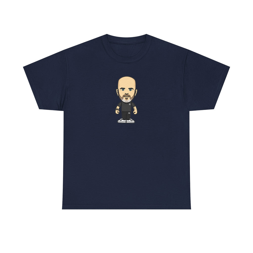 Enzo Maresca Manchester City Character Graphic Cartoon Cotton T-shirt / Tee