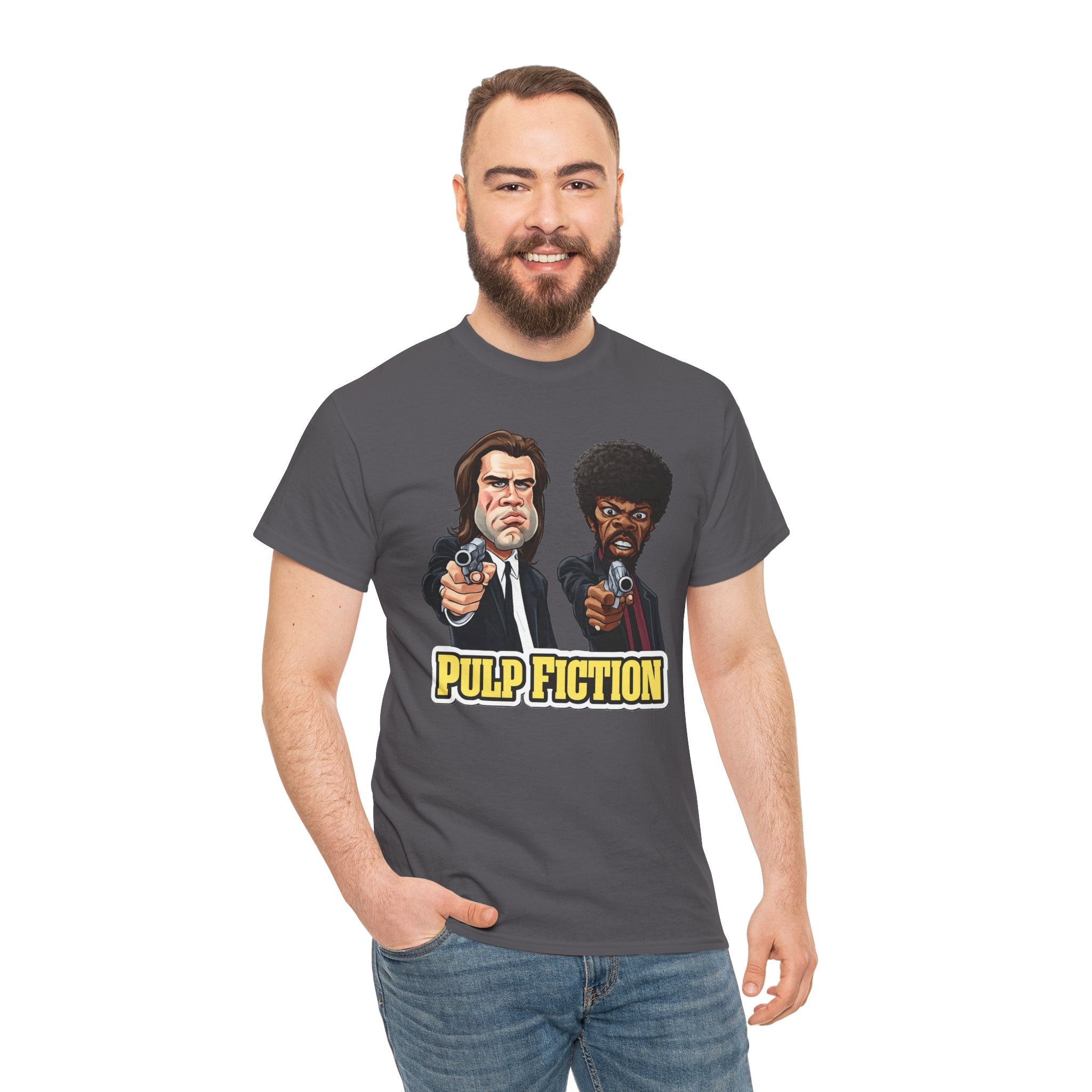 Pulp Fiction Graphic Tee - Retro Movie Poster T-Shirt