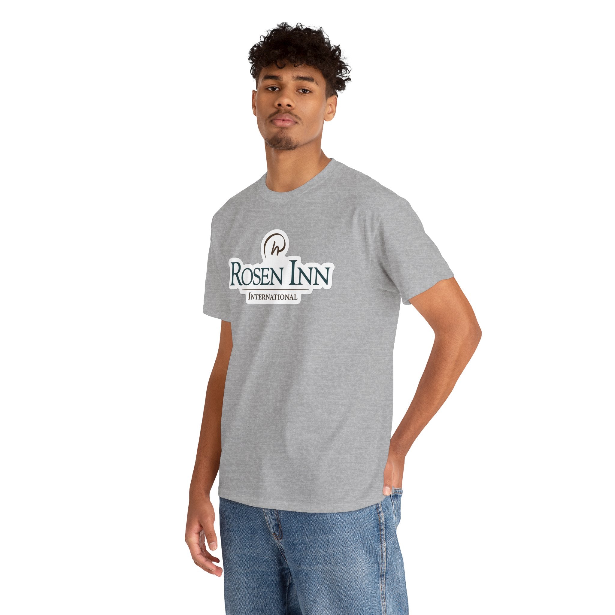 Rosen Inn International Inspired Logo Cotton T-Shirt Tee