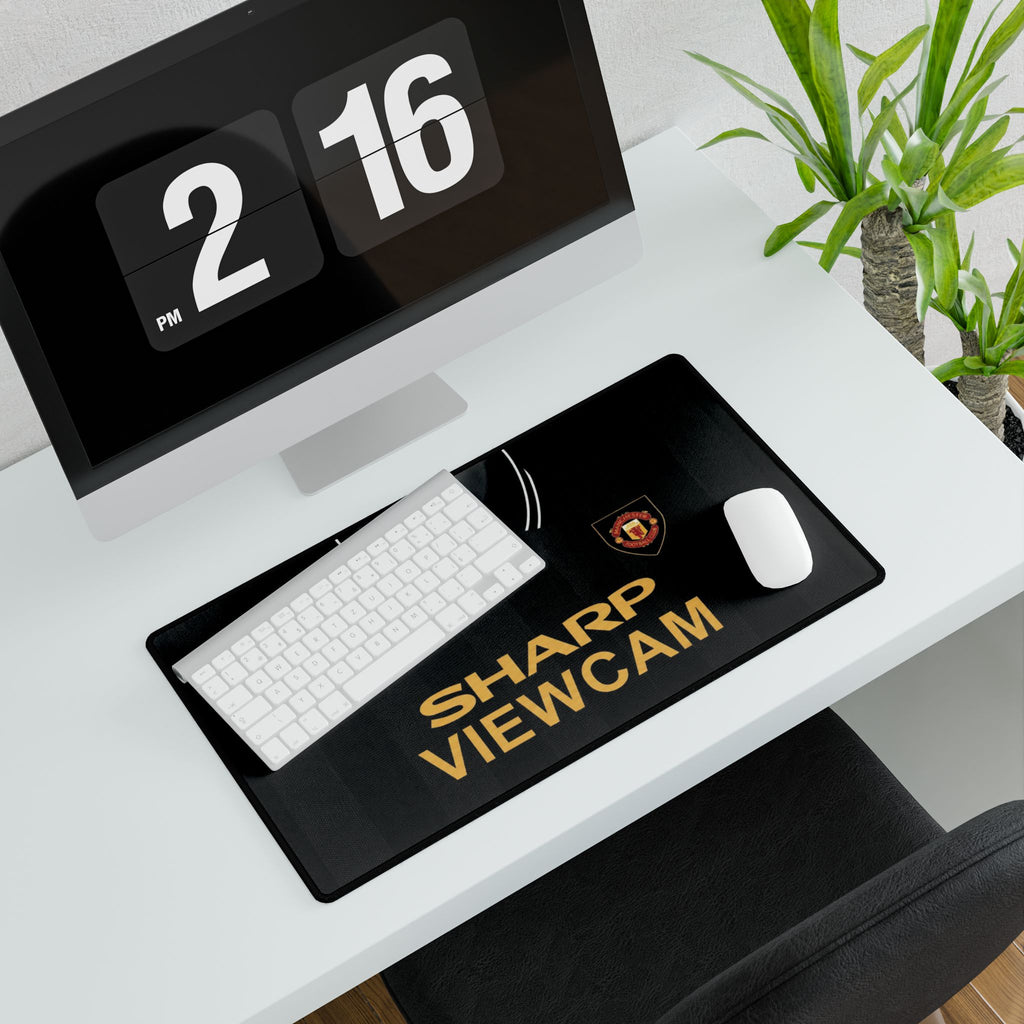 Manchester United Retro Inspired Football Jersey "Sharp Viewcam" Gaming Mouse Pad