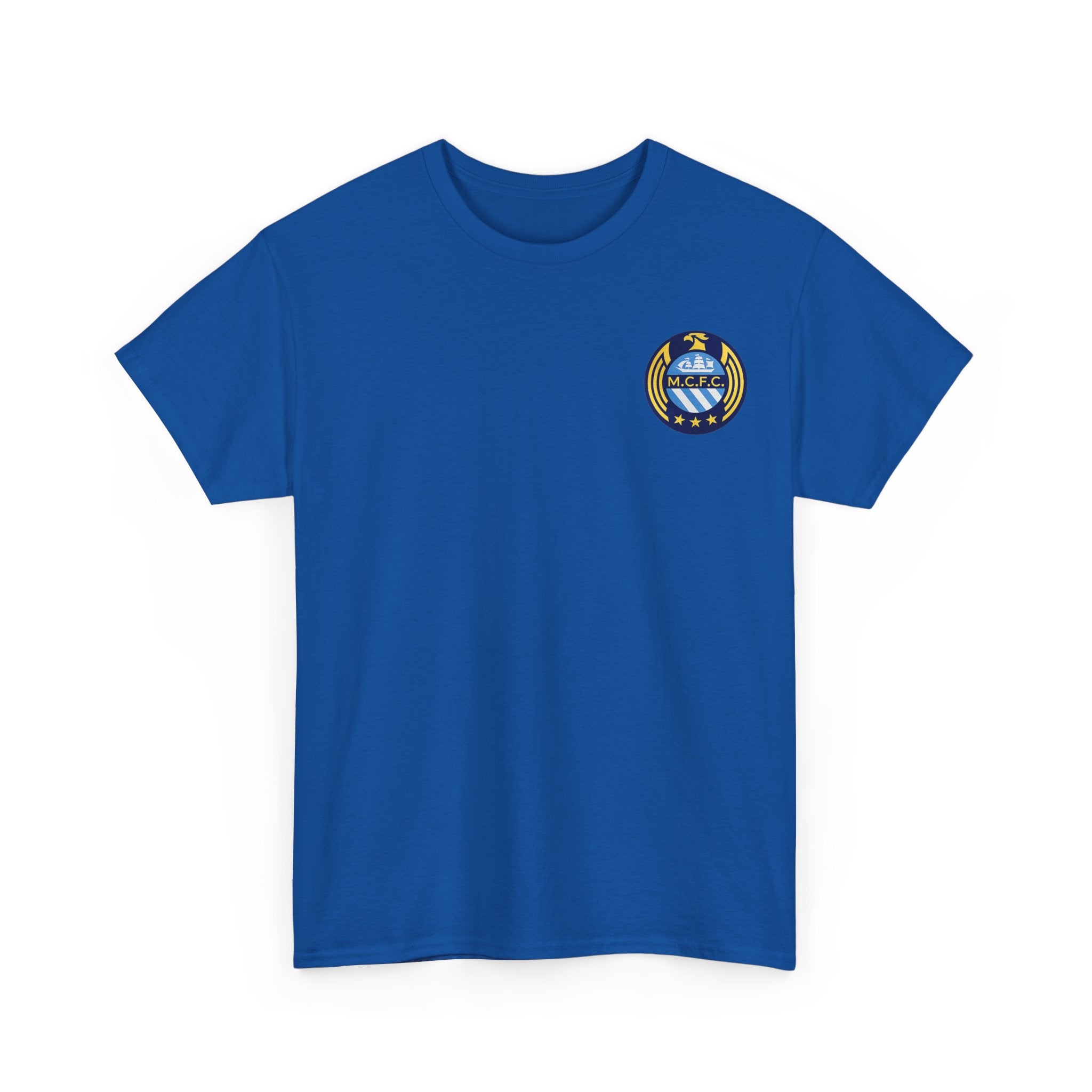 MCFC Unofficial Crest / Badge Tee — Nautical Compass Emblem Shirt