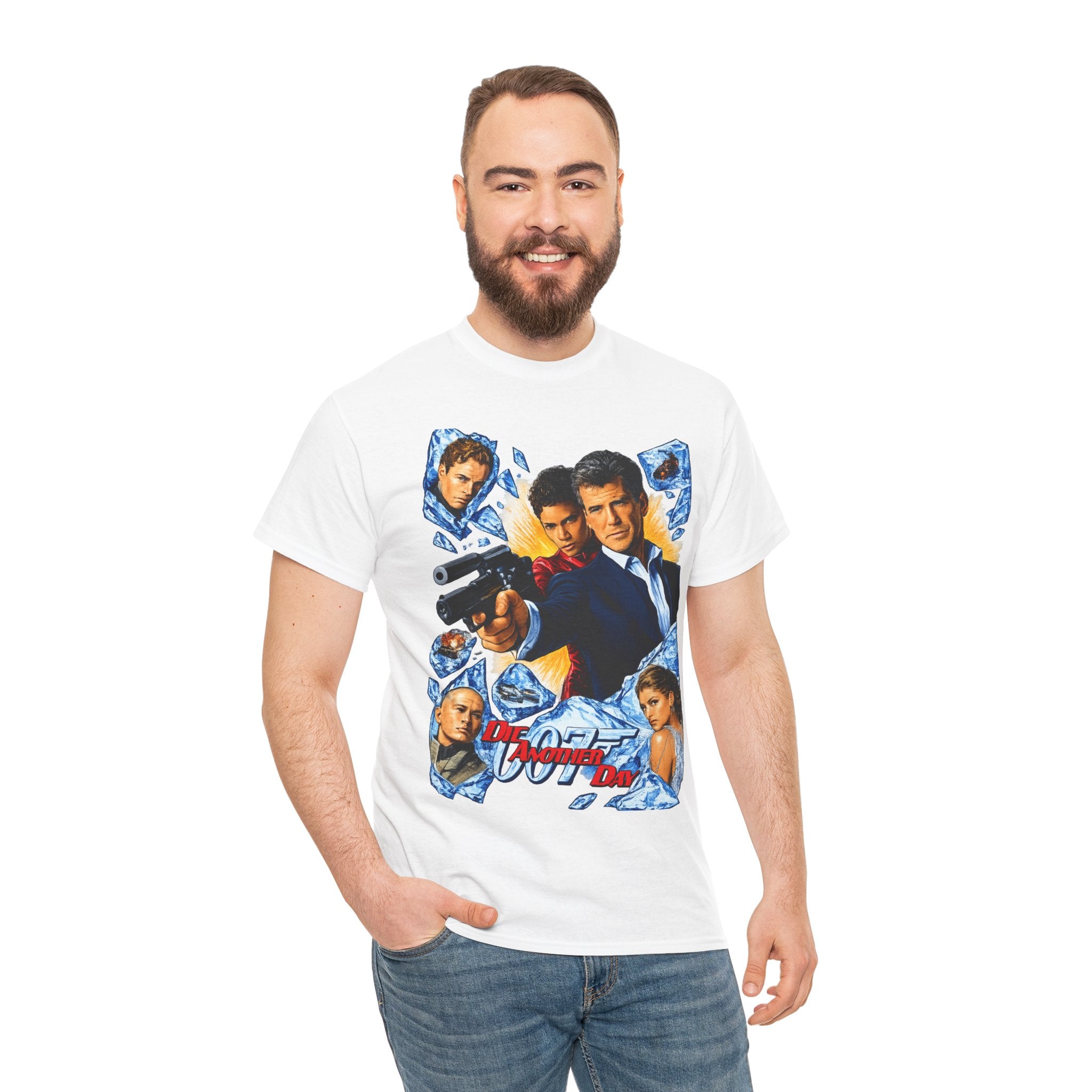 James Bond 007 Die Another Day Movie Poster Tee — Classic Spy Film Graphic T-Shirt