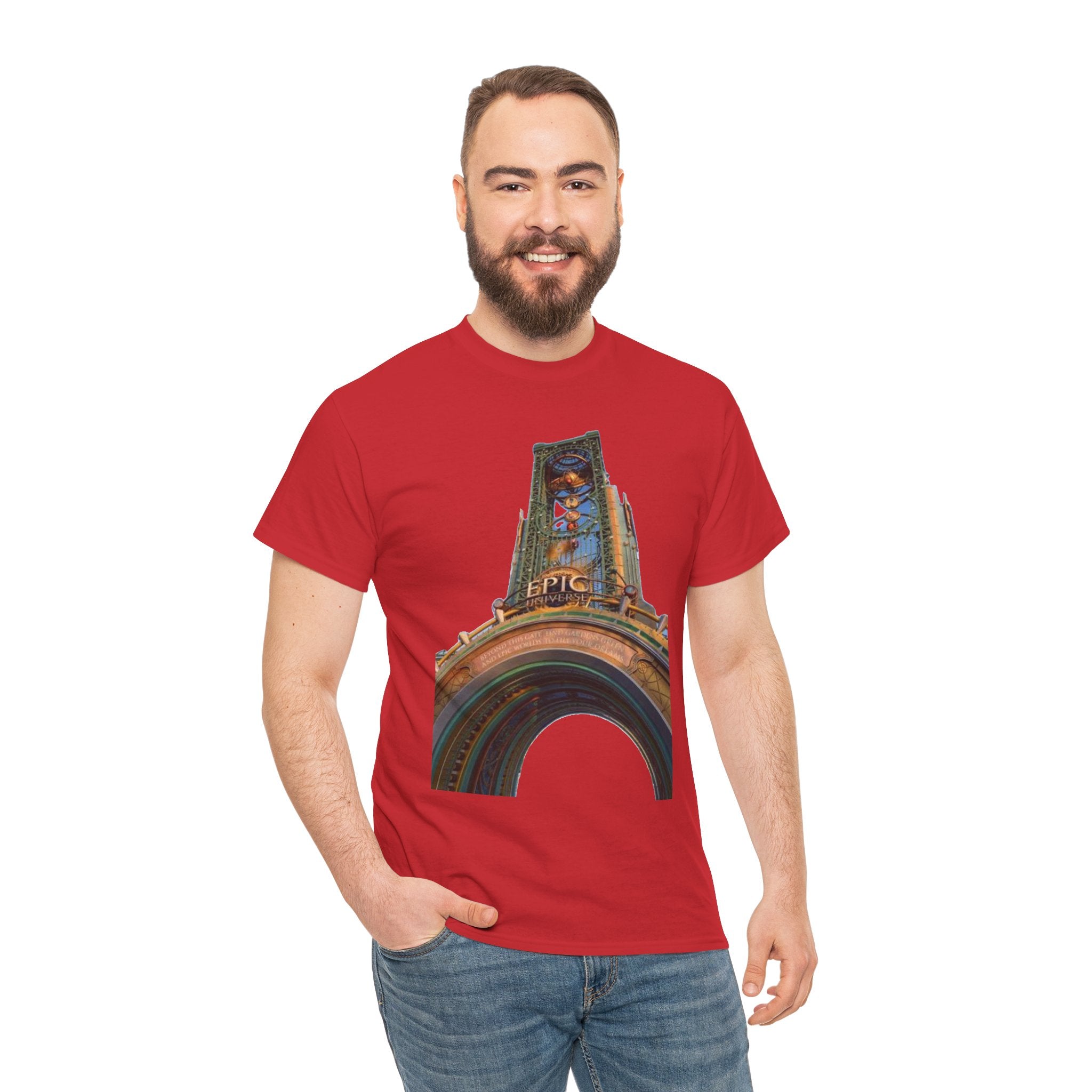 Epci Universe Vintage Theater Arch Graphic Tee — 'Epic' Retro Marquee T-Shirt