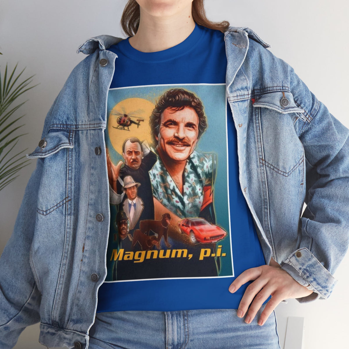 Magnum, P.I. Retro TV Show Inspired Cotton T-Shirt