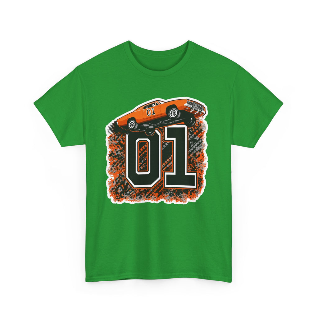 Dukes of Hazzard Inspired Race Car '01' Graphic Tee