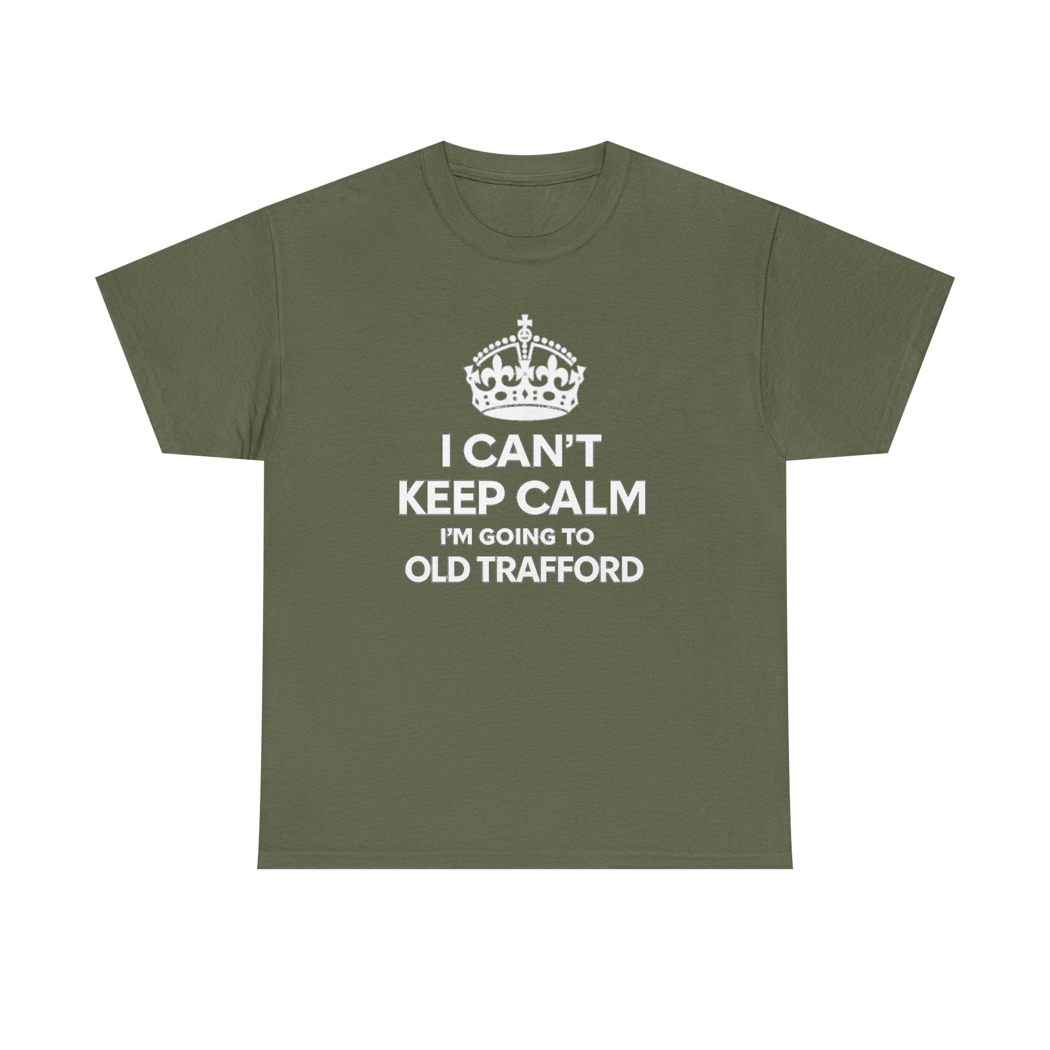 Old Trafford Football T‑Shirt — "I Can't Keep Calm I'm Going to Old Trafford" Fan Tee
