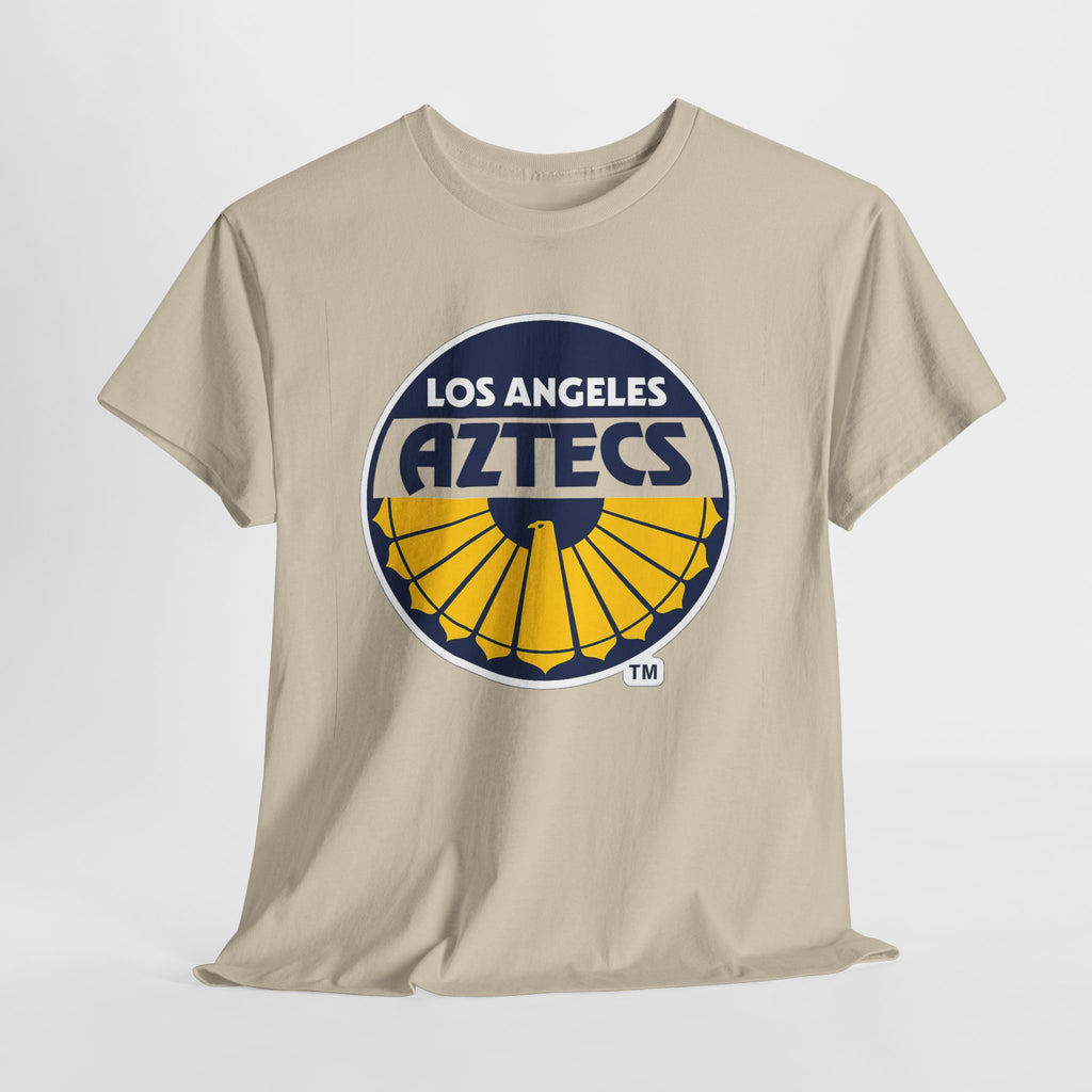 Los Angeles Aztecs Vintage Logo Cotton T-Shirt