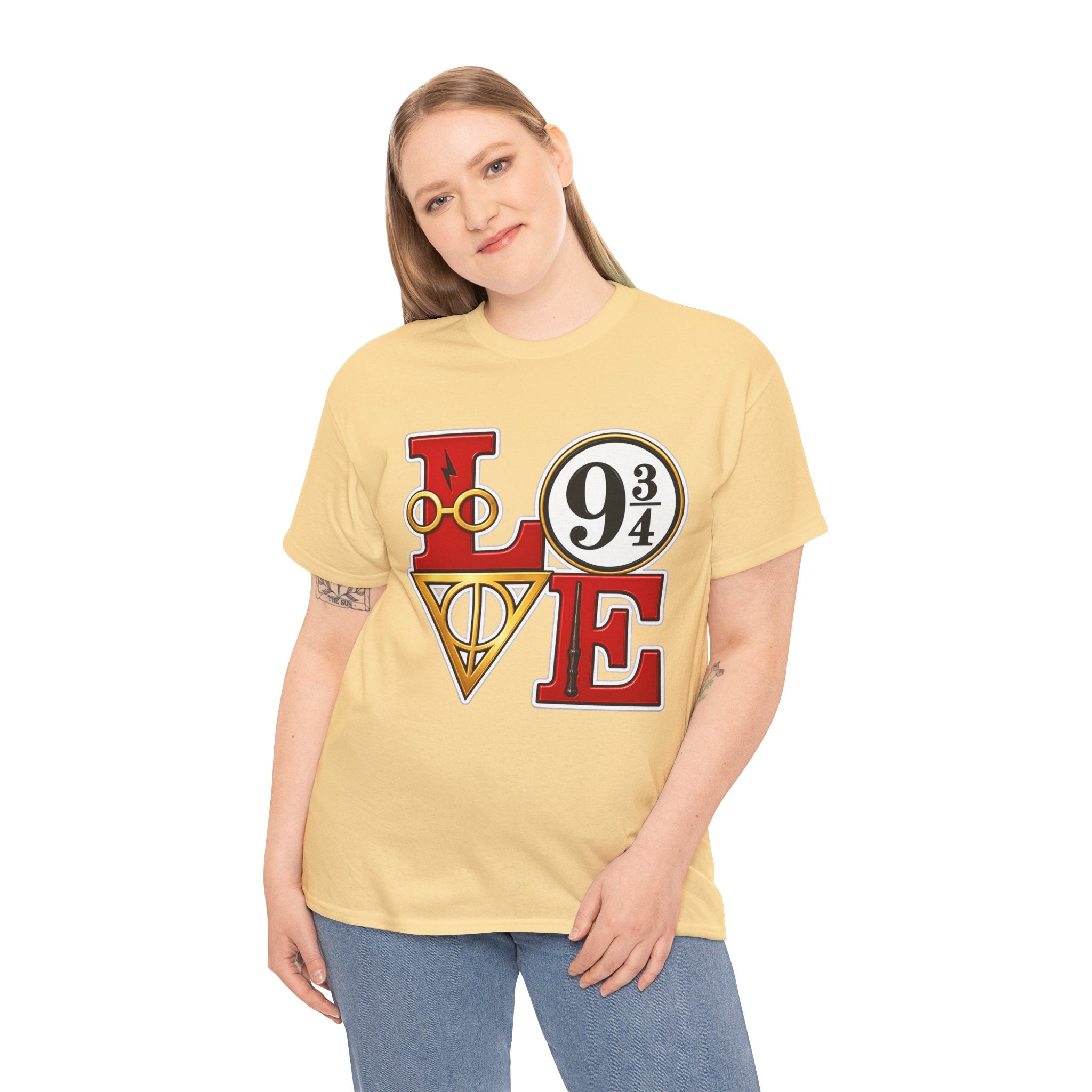 Harry Potter Inspired Love 9 3/4 Wizardry Tee