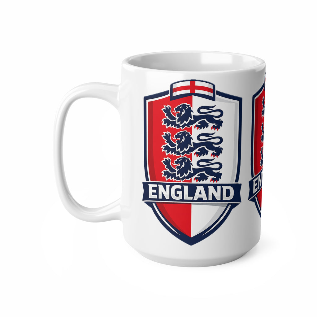 England Crest Unofficial Ceramic Coffee Mug — 11oz & 15oz