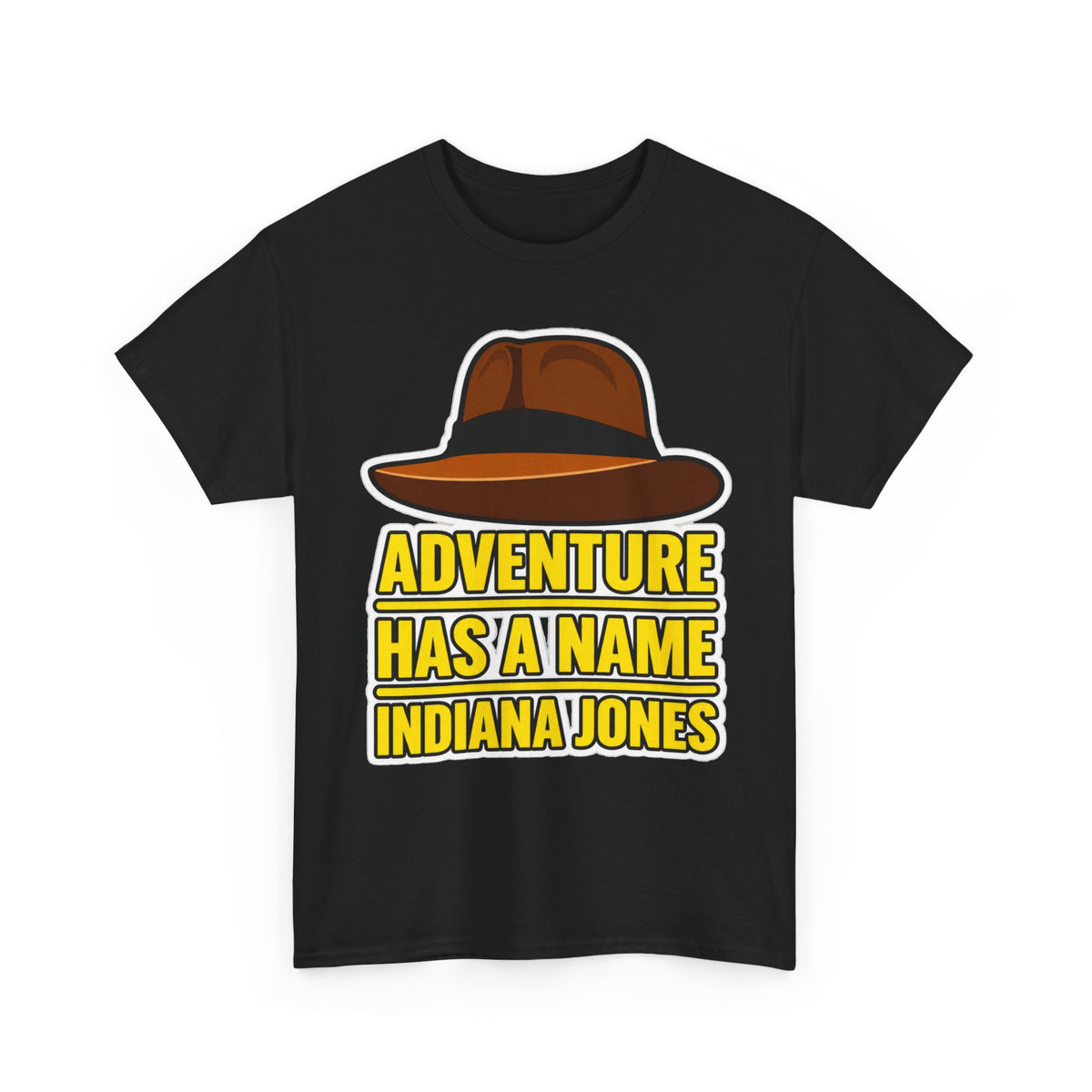 Adventure Has a Name Indiana Jones Graphic Cotton T-Shirt