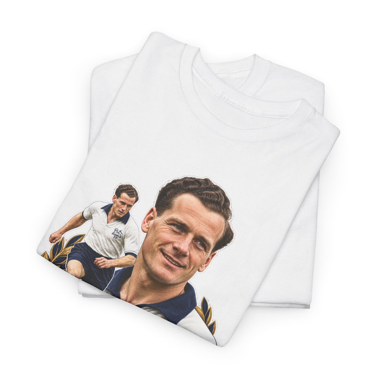 Sir Tom Finney Tribute T-Shirt – Vintage Preston North End & England Football Tee
