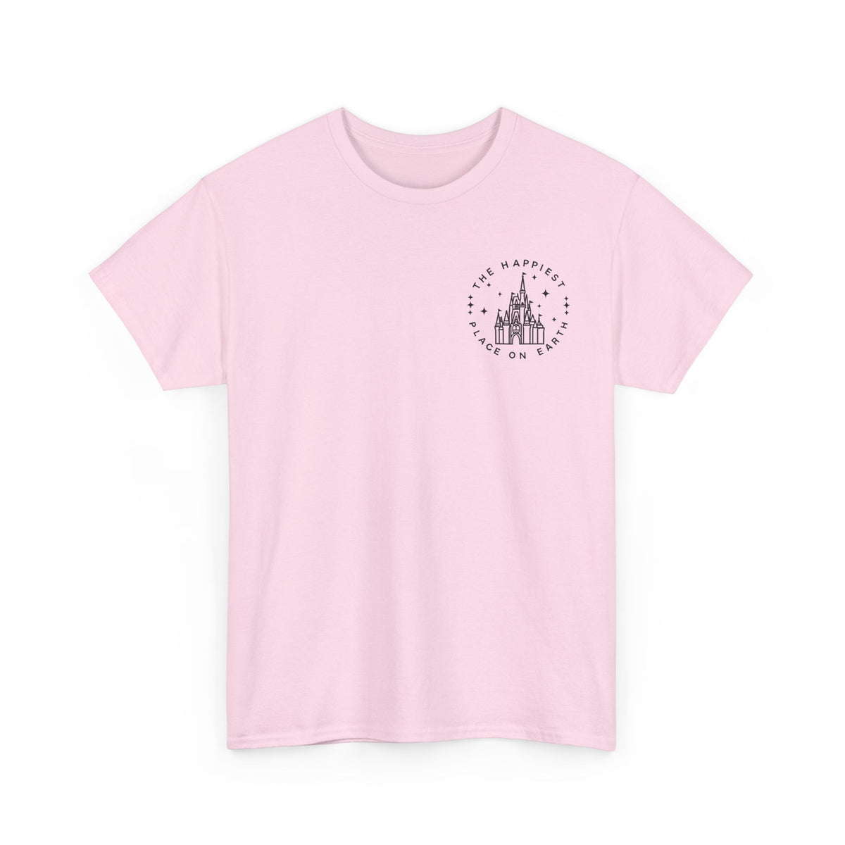 The Happiest Place on Earth Castle Graphic Cotton T-Shirt