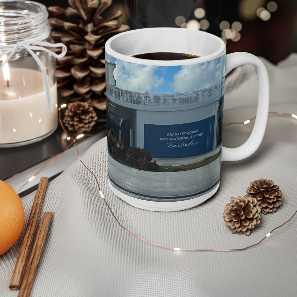 Barbados Grantley Adams International Airport Ceramic Coffee Mug – 11oz & 15oz