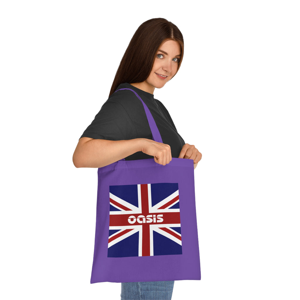 Union Jack Oasis Tote Bag — British Flag Cotton Shopper