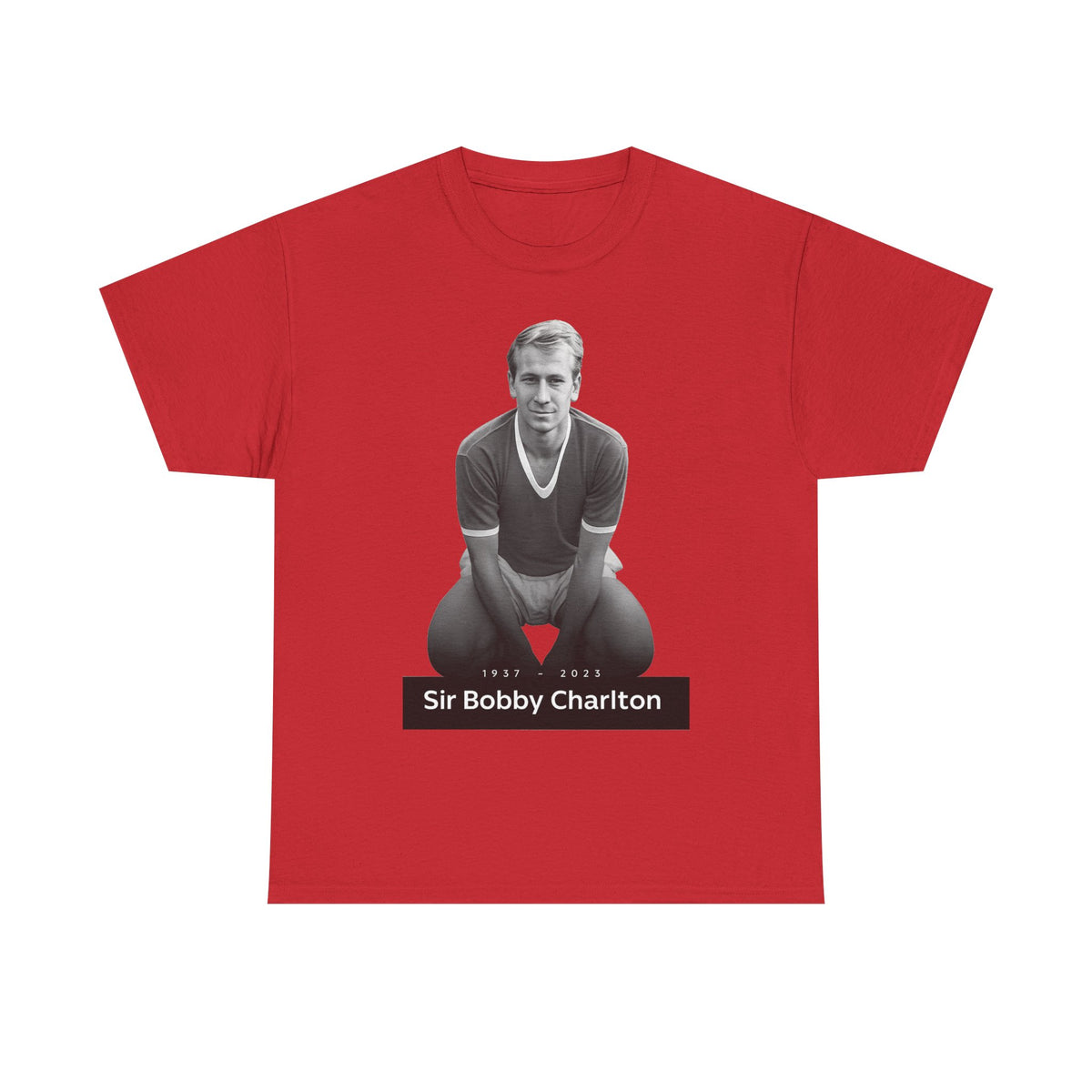Sir Bobby Charlton Football Legend Cotton T‑Shirt