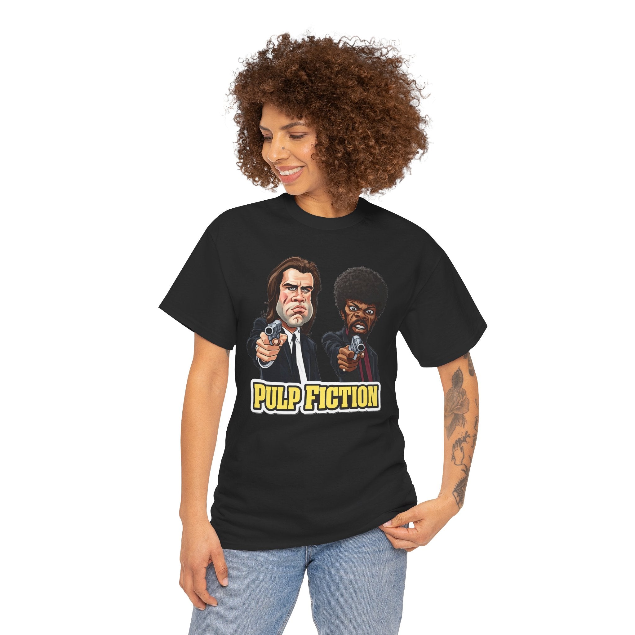 Pulp Fiction Graphic Tee - Retro Movie Poster T-Shirt