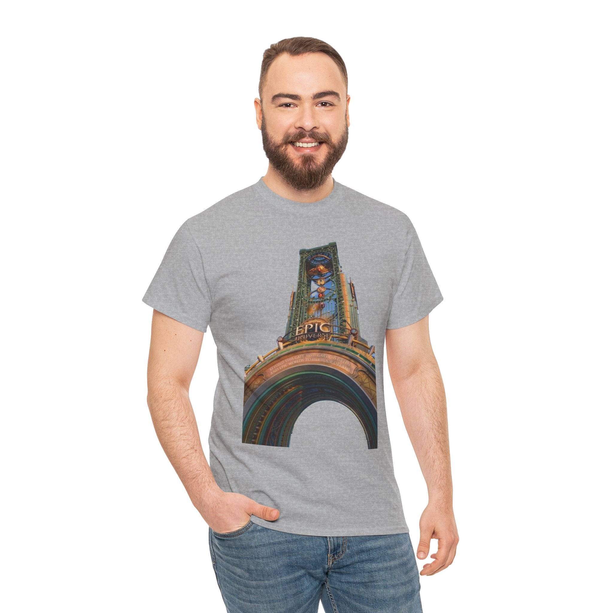 Epci Universe Vintage Theater Arch Graphic Tee — 'Epic' Retro Marquee T-Shirt