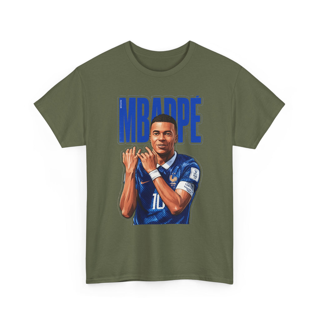 MBAPPE Graphic Shirt Soccer Star Portrait Tee — "