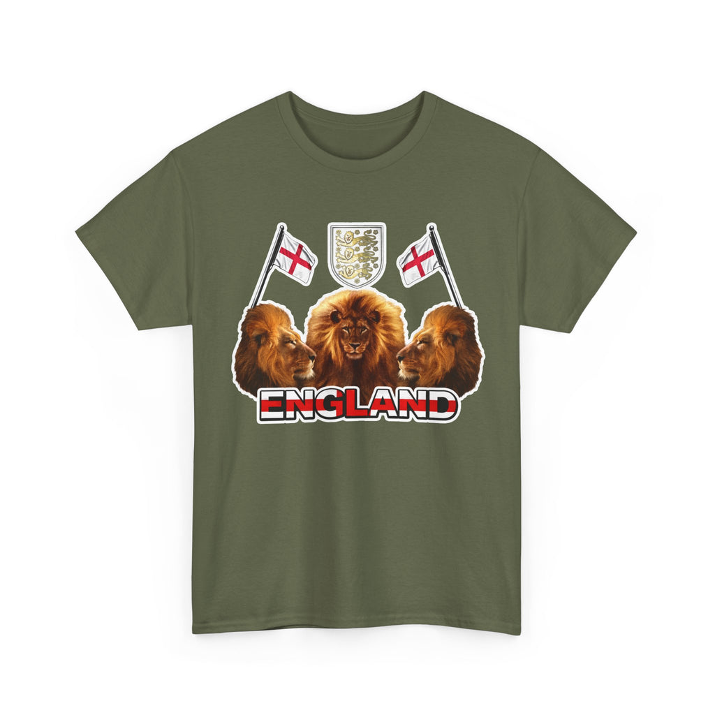 England 3 Lions Cotton Crest T-Shirt