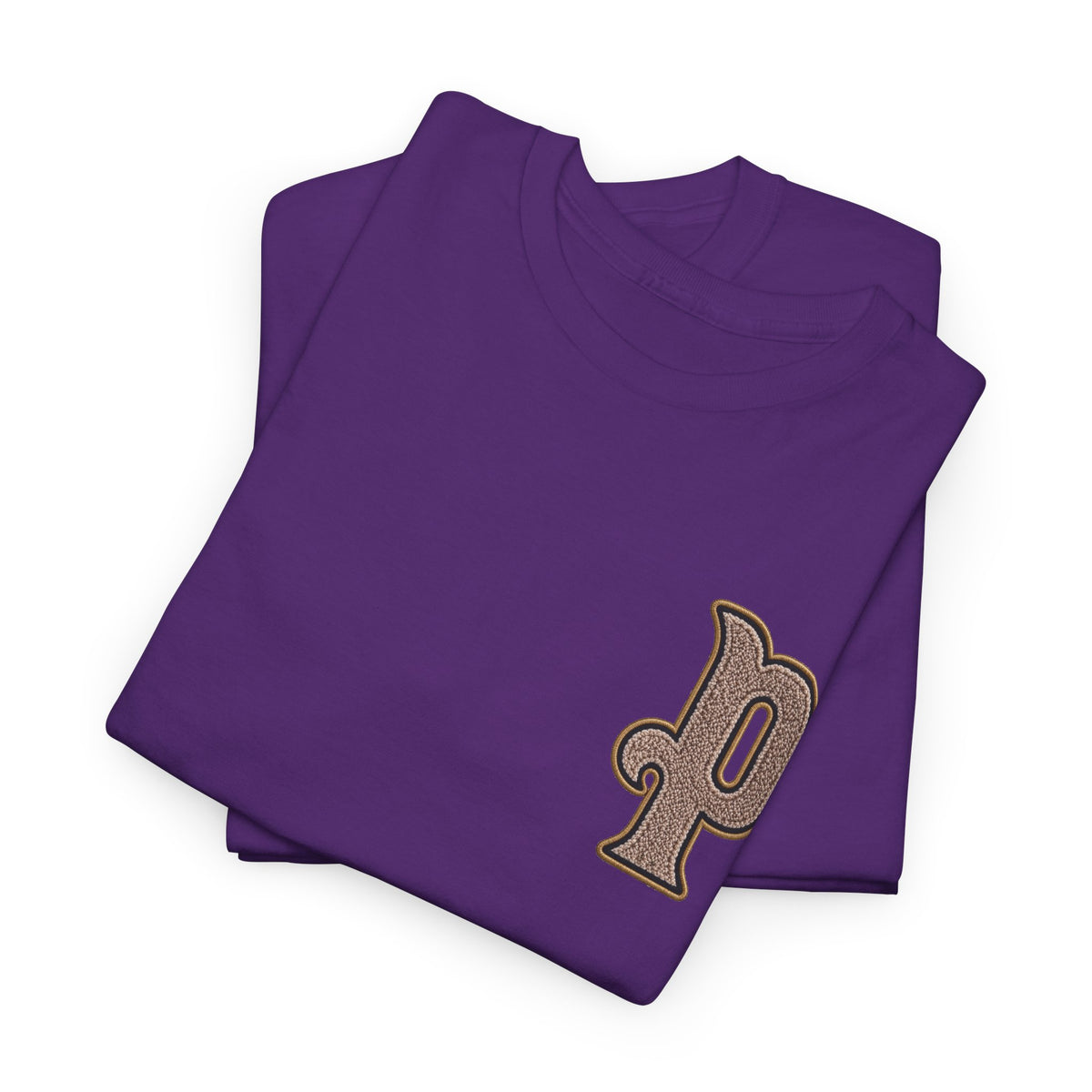 Retro 'p' Pep Inspired Manchester City Cotton Tee — Vintage Brown Monogram T-Shirt