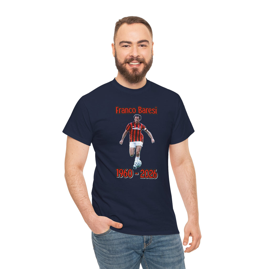 Franco Baresi 1960–2023 Memorial Soccer Tribute Tee