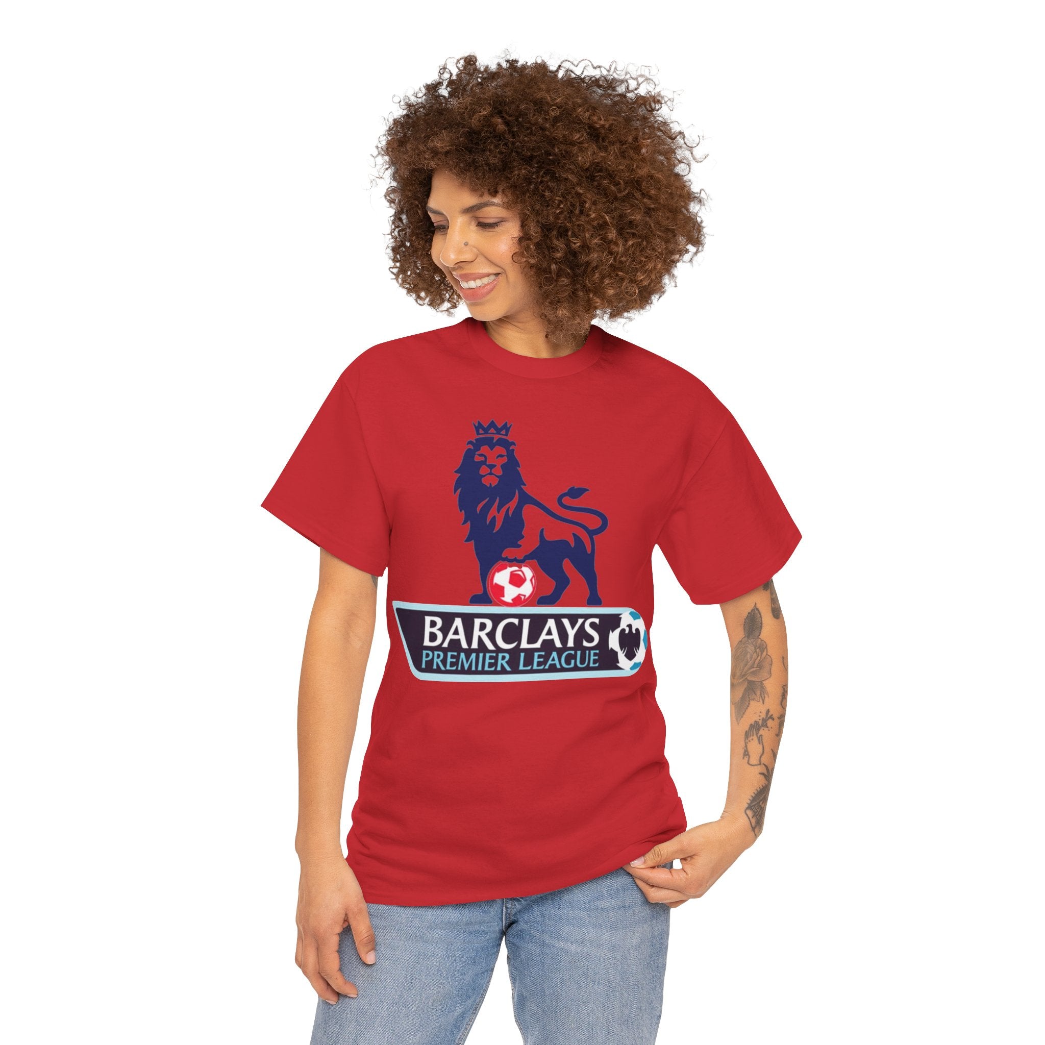 Premier League Lion Tee — Barclays Football Fan Shirt