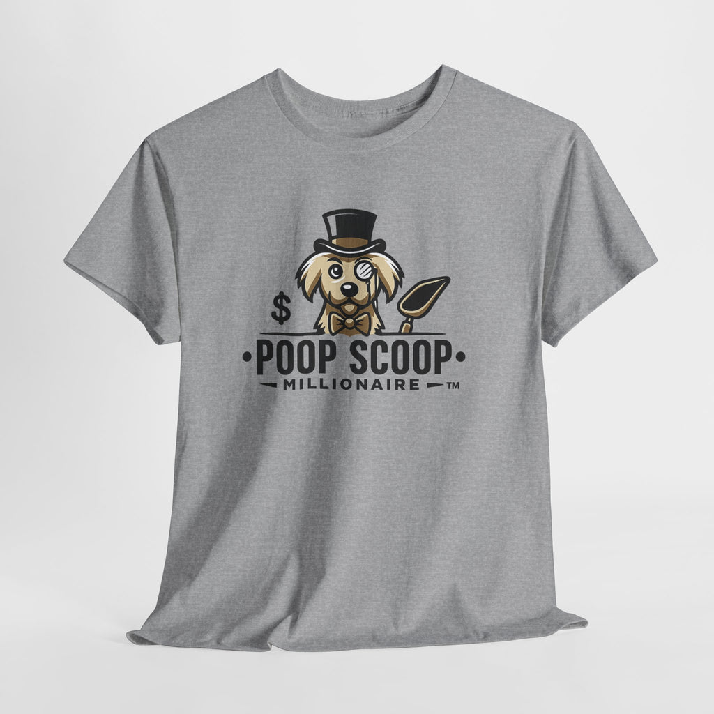 Poop Scoop Millionaire T-Shirt — Funny Dog Poop Scooping Tee