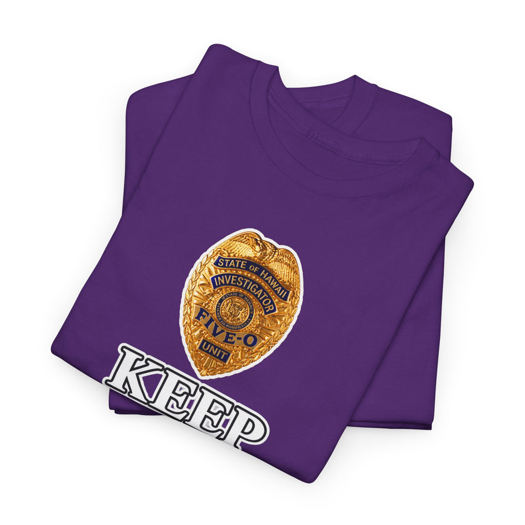 Keep Calm and Call Five-O Cotton T‑Shirt