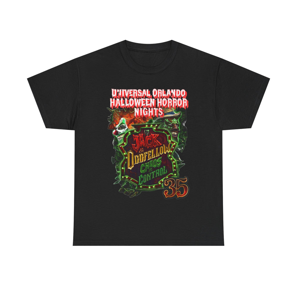 Universal Orlando Halloween Horror Nights 35 Jack Doofellolux Chaos Control T-Shirt