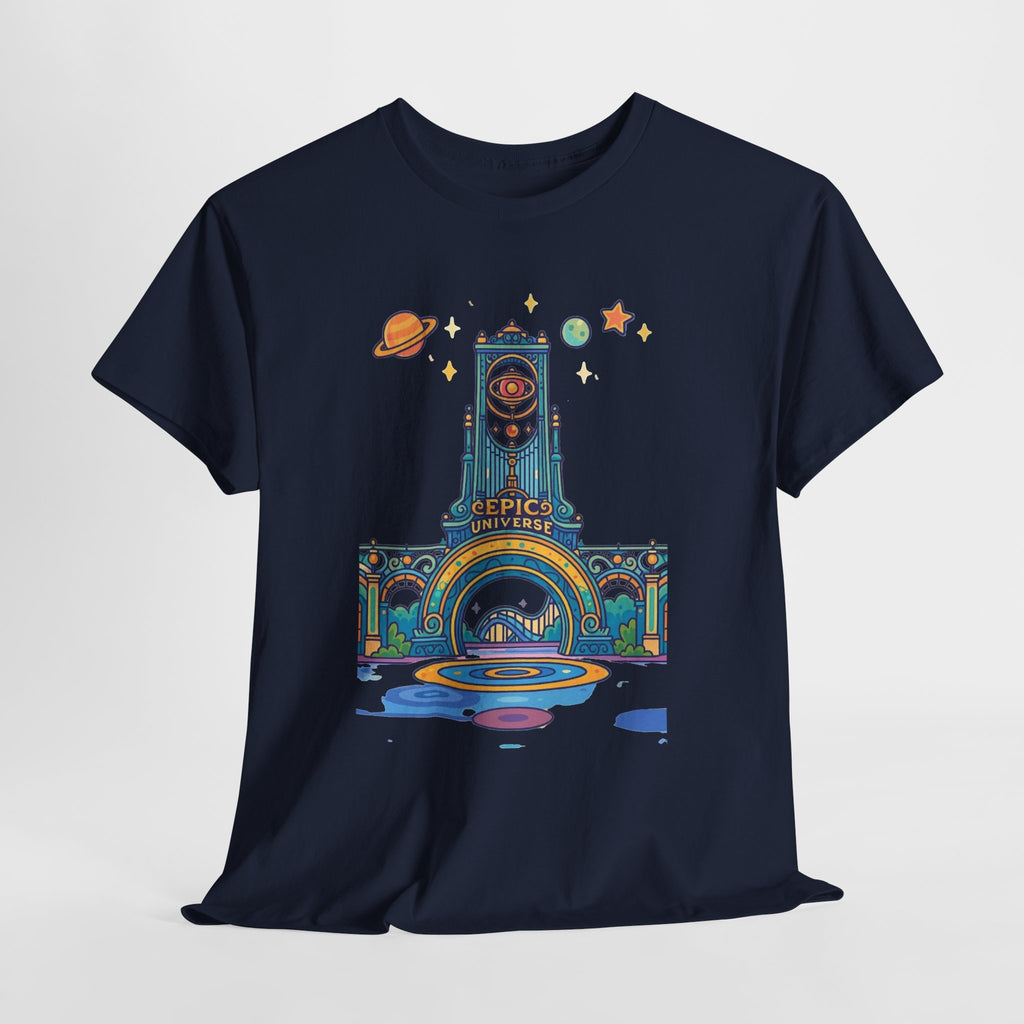 Universal Studios Family Vacation T-Shirt — Retro Space Theater Graphic Tee