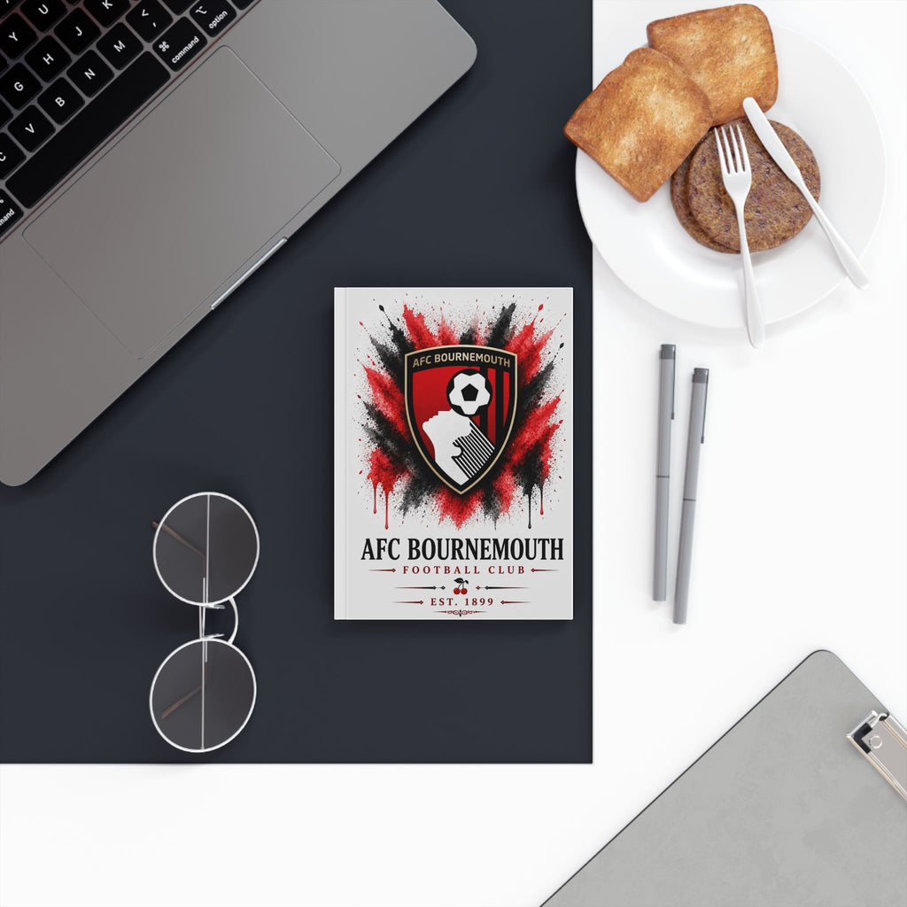 AFC Bournemouth Hardback Journal — Football Club Crest Notebook