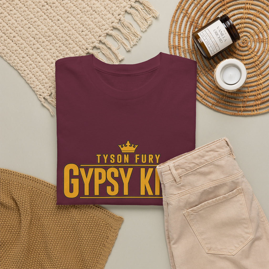 T-Shirt — "Gypsy King" Retro Crown Boxing Tribute Tee