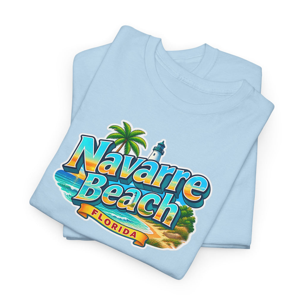 Navarre Beach Florida T-Shirt – Retro Tropical Vacation Tee