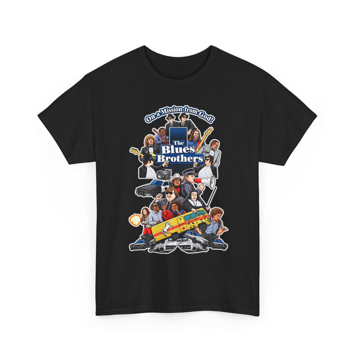 The Blues Brothers Movie Graphic Cotton T-Shirt