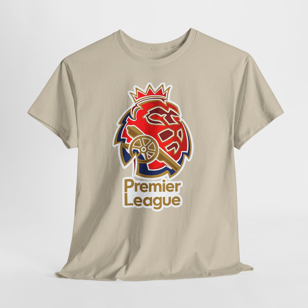 Arsenal Premier League Lion Logo T-Shirt — Soccer Fan Tee