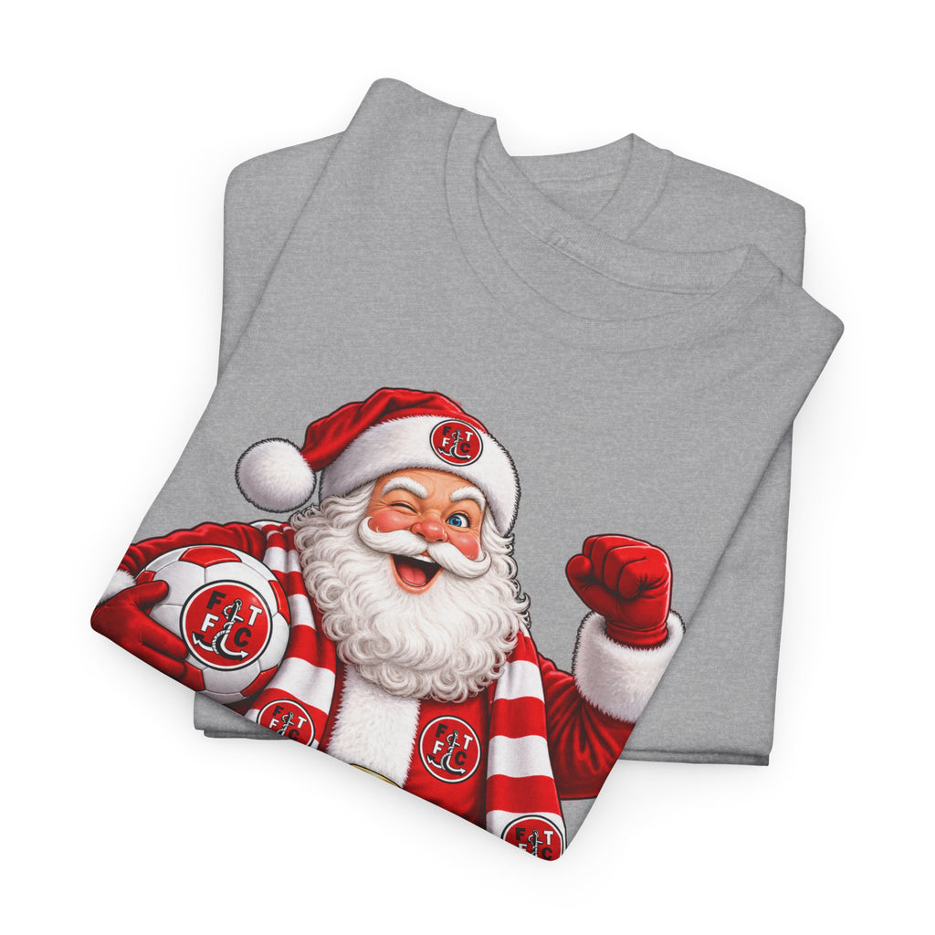 Santa Is a Fleetwood Fan Cotton T-Shirt