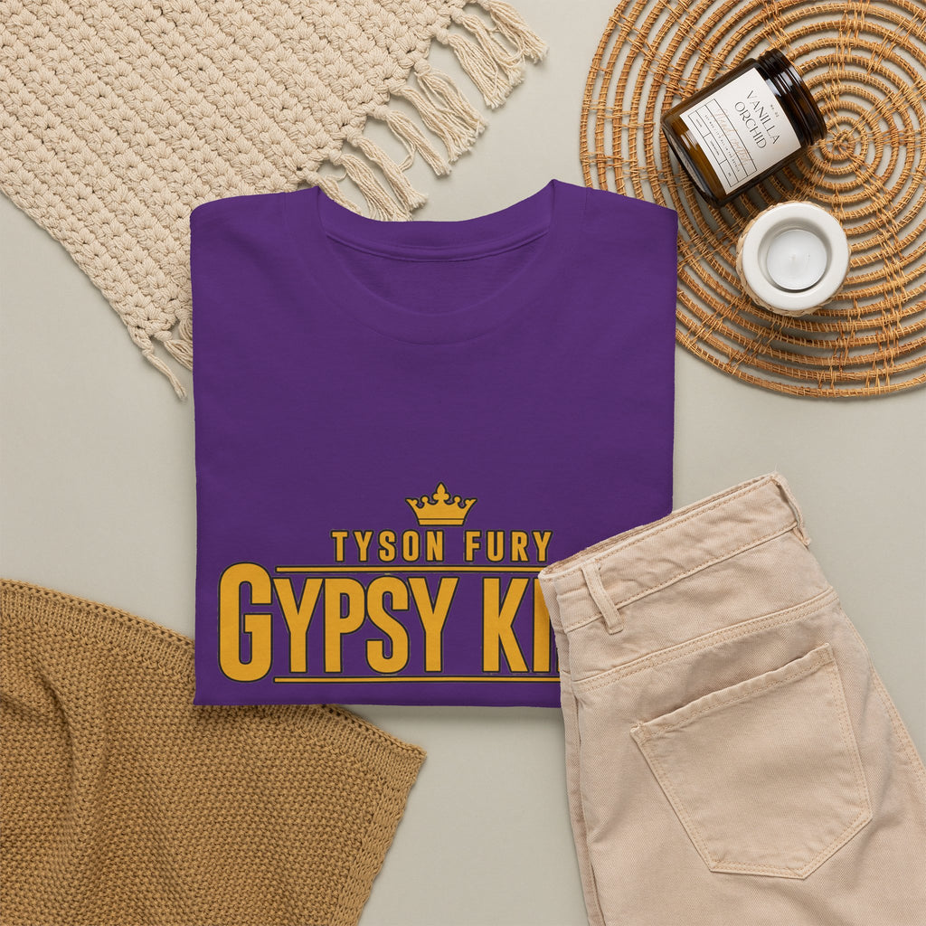 T-Shirt — "Gypsy King" Retro Crown Boxing Tribute Tee