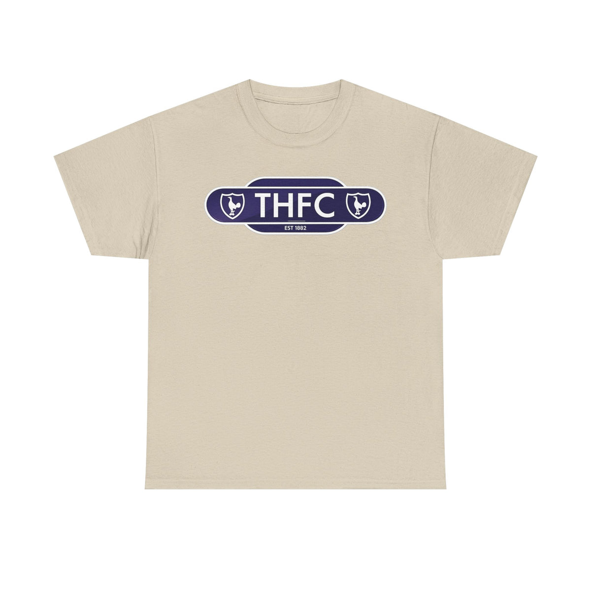 THFC Tottenham Hotspur Railway Sign T‑Shirt — Retro Football Club Tee