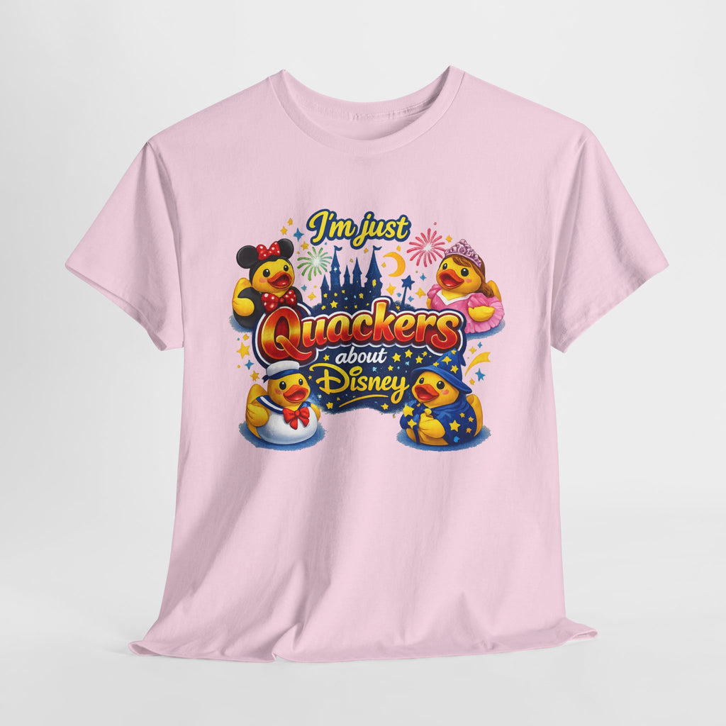 Quackers About Disney Rubber Duck Tee — "I'm Just Quackers About Disney" Graphic T-Shirt