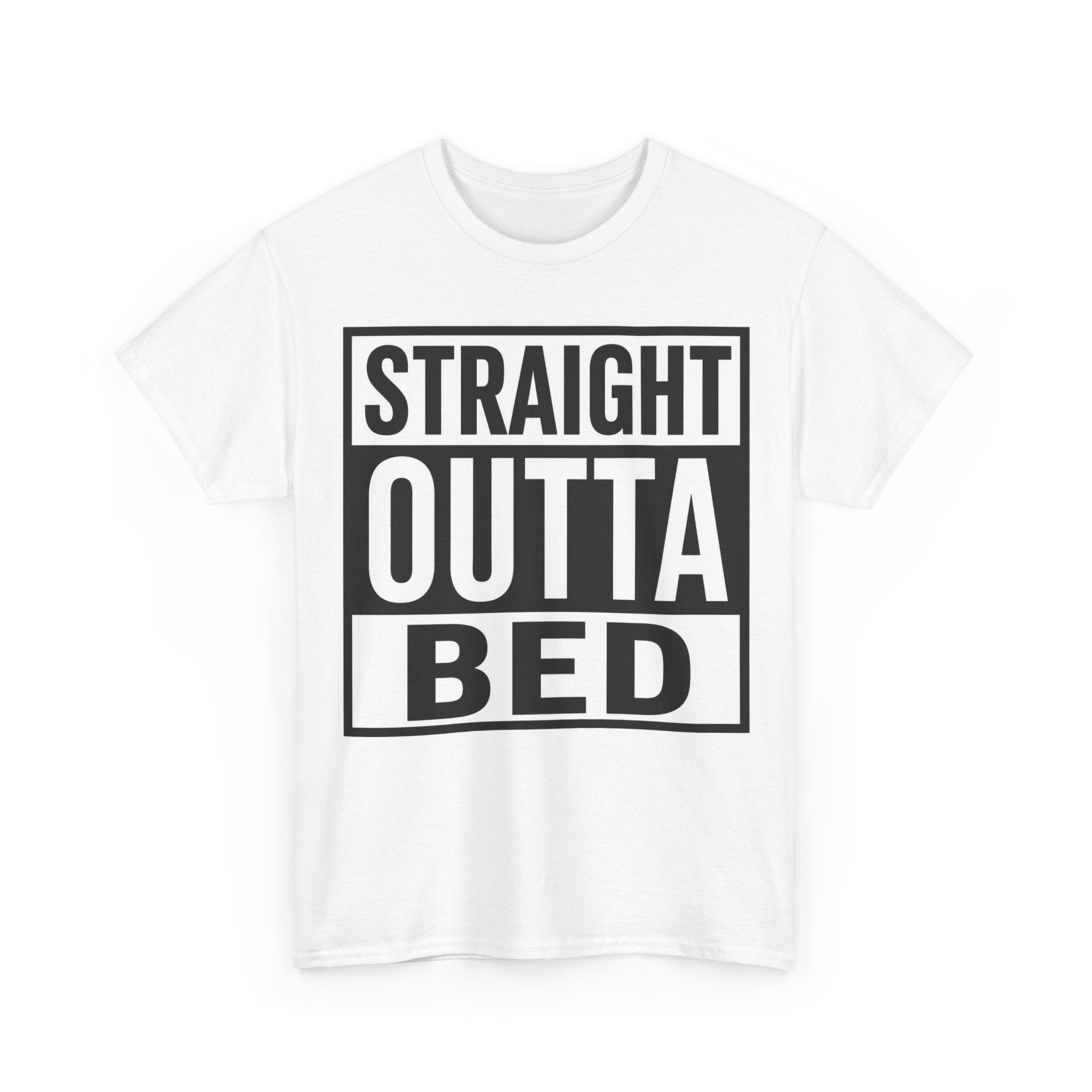 Straight Outta Bed T-Shirt — Funny Morning Graphic Tee