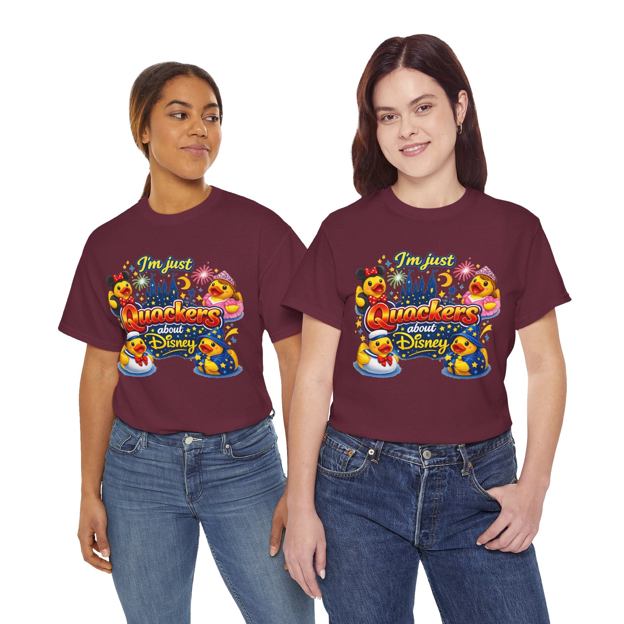 Quackers About Disney Rubber Duck Tee — "I'm Just Quackers About Disney" Graphic T-Shirt