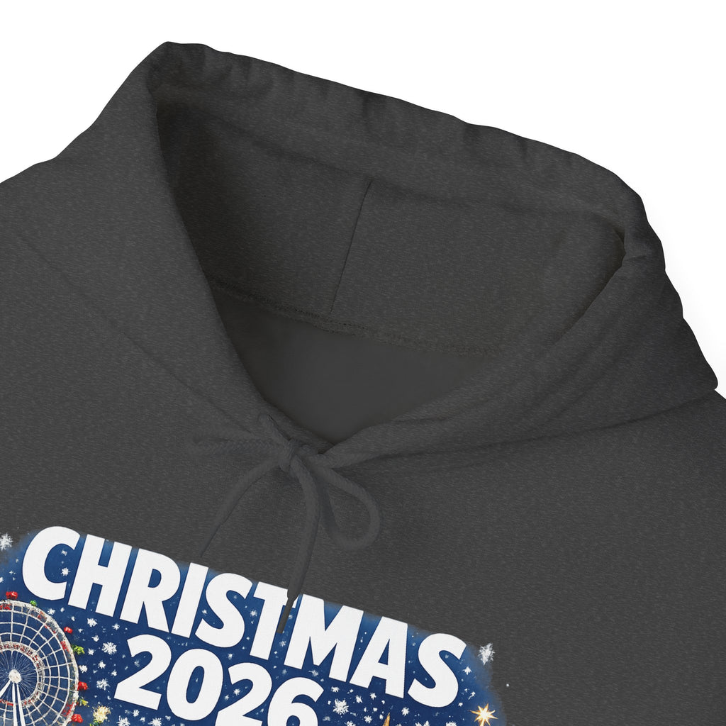 Christmas 2026 Holiday Hoodie — Festive Winter Village Sweatshirt