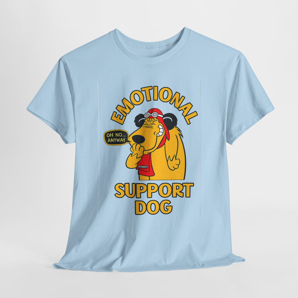 Emotional Support Dog T-Shirt — Cute Cartoon Comfort Pup Tee