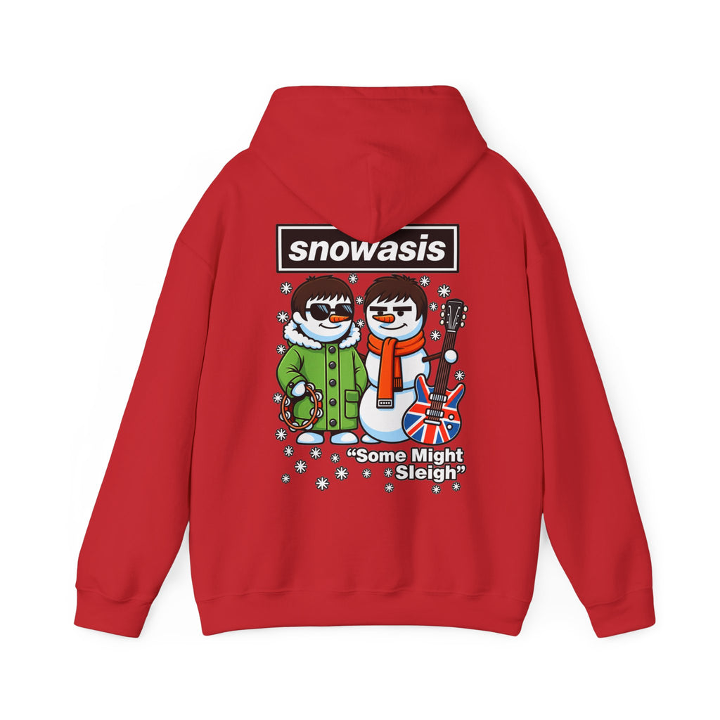 2027 Snowasis Holiday Hoodie — "Some Might Sleigh" Snowman Christmas #Oasis Inspired Hoodie