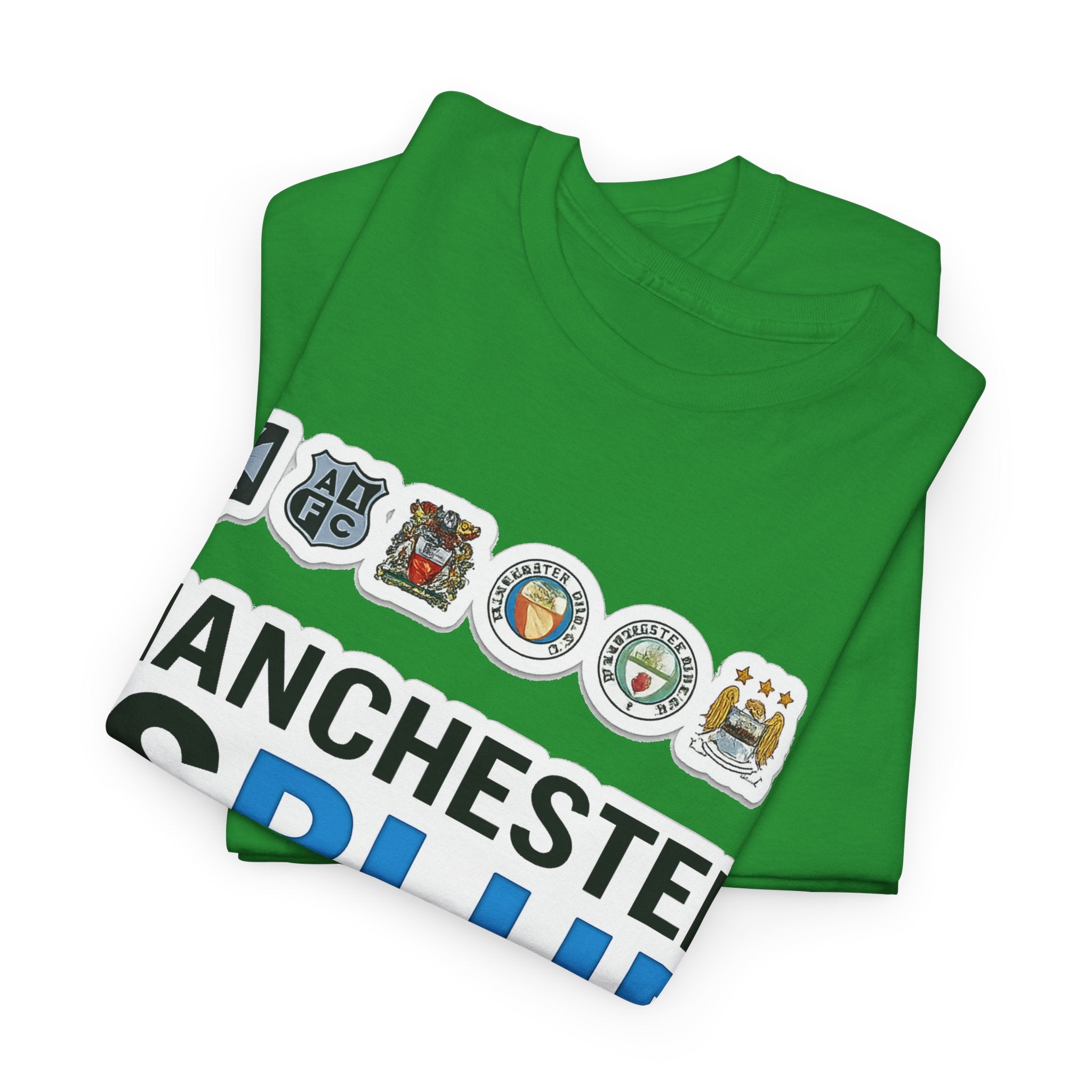Manchester Is Blue Tee — Manchester City Supporter T-Shirt