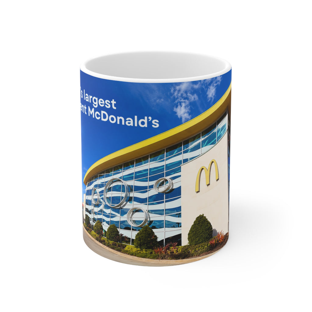 World's Largest Entertainment McDonald's Orlando Photo Mug - Ceramic Coffee Cup (11oz/15oz)