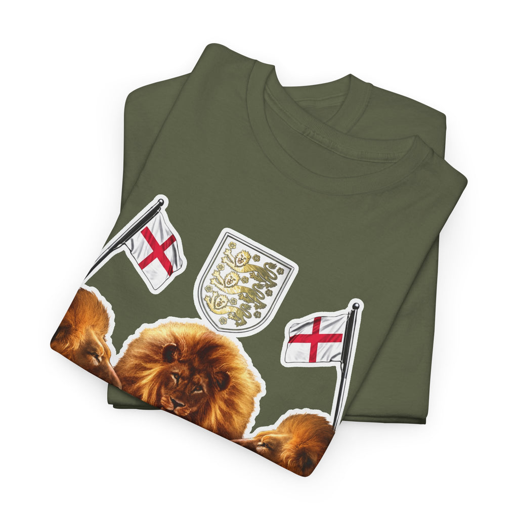England 3 Lions Cotton Crest T-Shirt