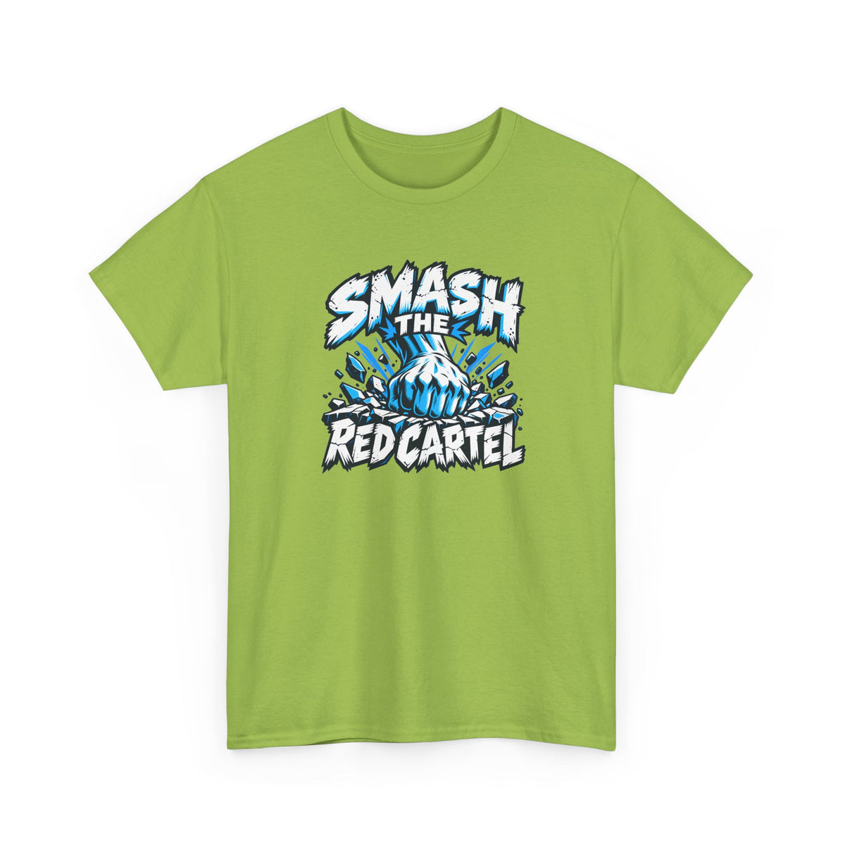 Smash the Red Cartel Unisex Heavy Cotton T-Shirt / Tee