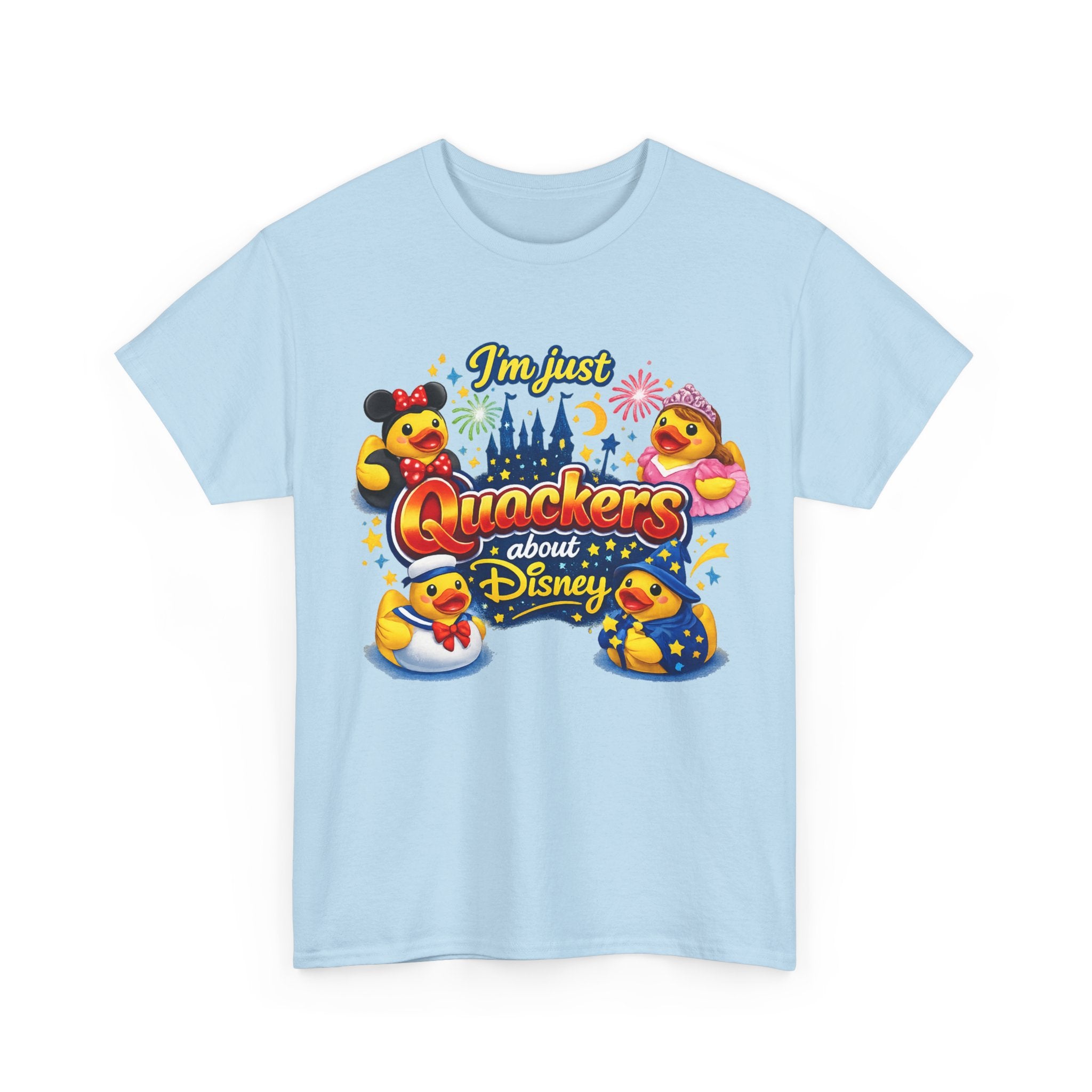 Quackers About Disney Rubber Duck Tee — "I'm Just Quackers About Disney" Graphic T-Shirt